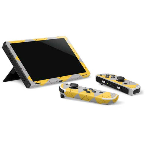 Wizarding World Harry Potter Hufflepuff Crest Nintendo Switch OLED (2021) Skin